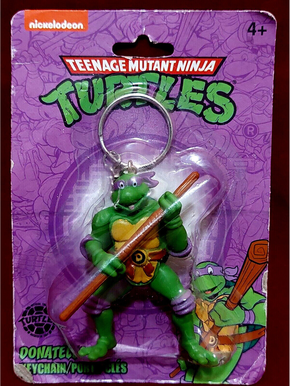 DONATELLO 2.5in Keychain Teenage Mutant Ninja Turtles NEW in Package